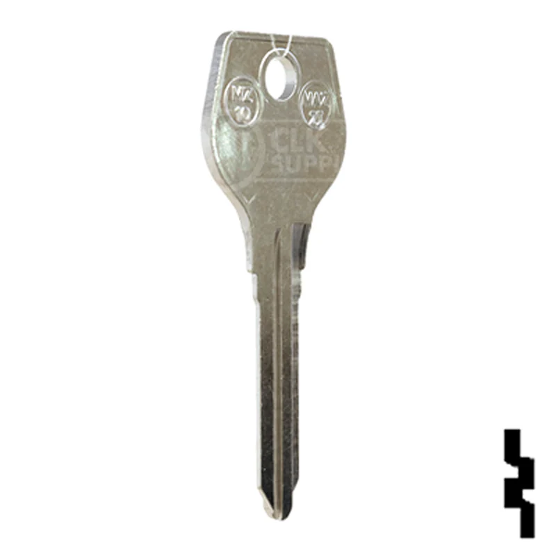Uncut Key Blank | Mazda | MZ10-NP, MAZ-2I, X27 - Image 16