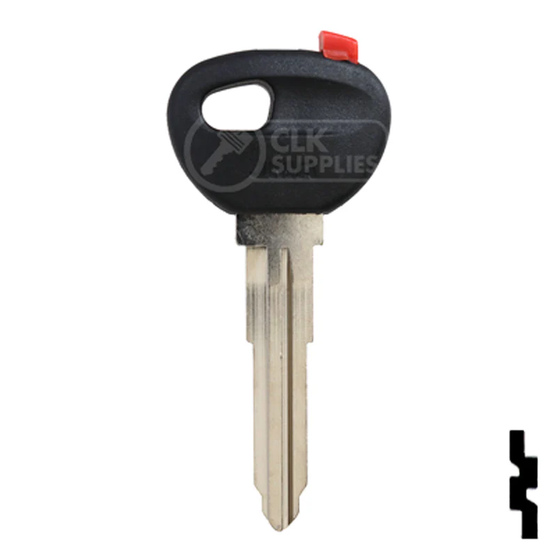 Uncut Transponder Key Shell | Mazda | TP00MAZ-10D-P - Image 2