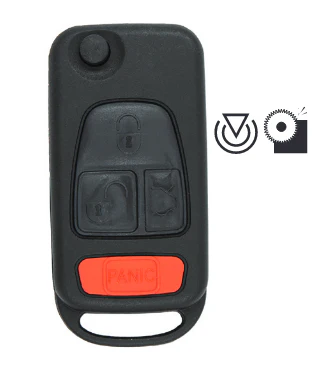 Mercedes Benz 4 Button Flip Key 4B1 – By Ilco