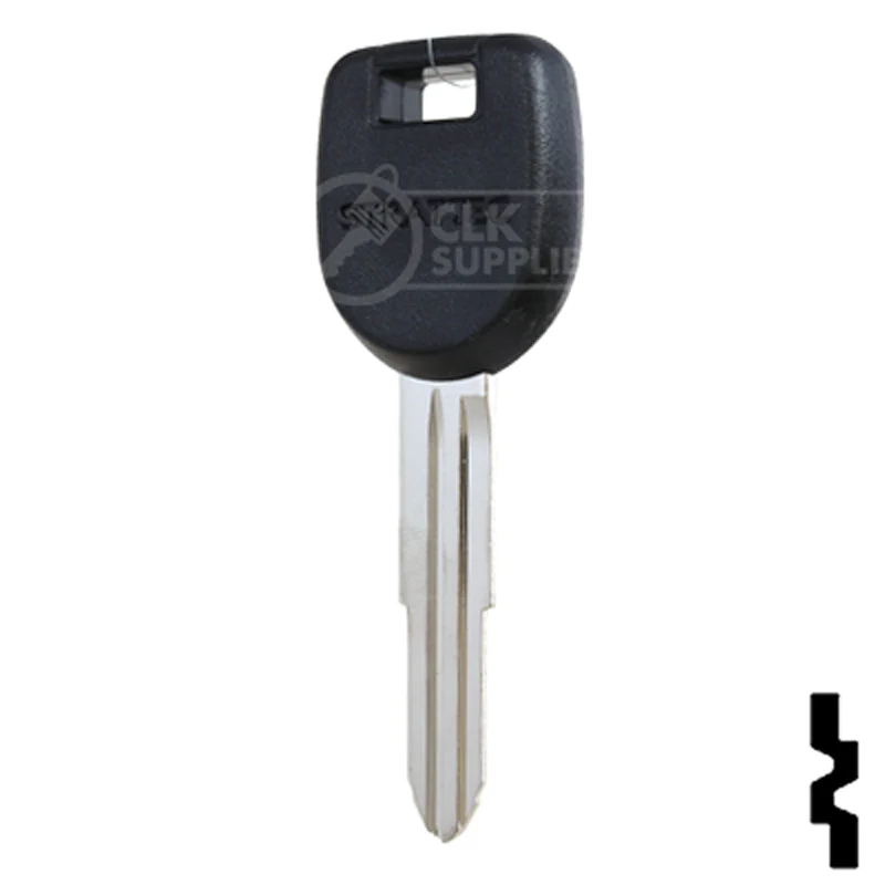 Uncut Transponder Key w/ Strattec Logo | Mitsubishi | MIT12PT - Image 11