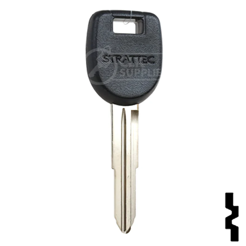 Uncut Transponder Key w/ Strattec Logo | Mitsubishi | MIT12PT - Image 14