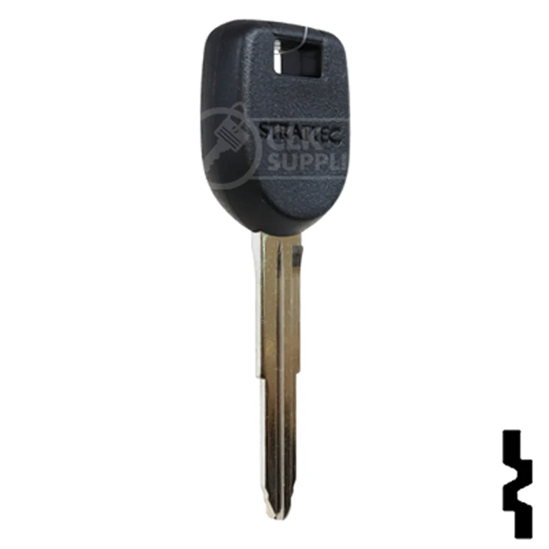Uncut Transponder Key w/ Strattec Logo | Mitsubishi | MIT12PT - Image 16