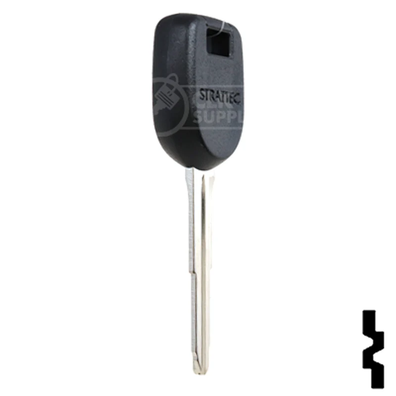 Uncut Transponder Key w/ Strattec Logo | Mitsubishi | MIT12PT - Image 17