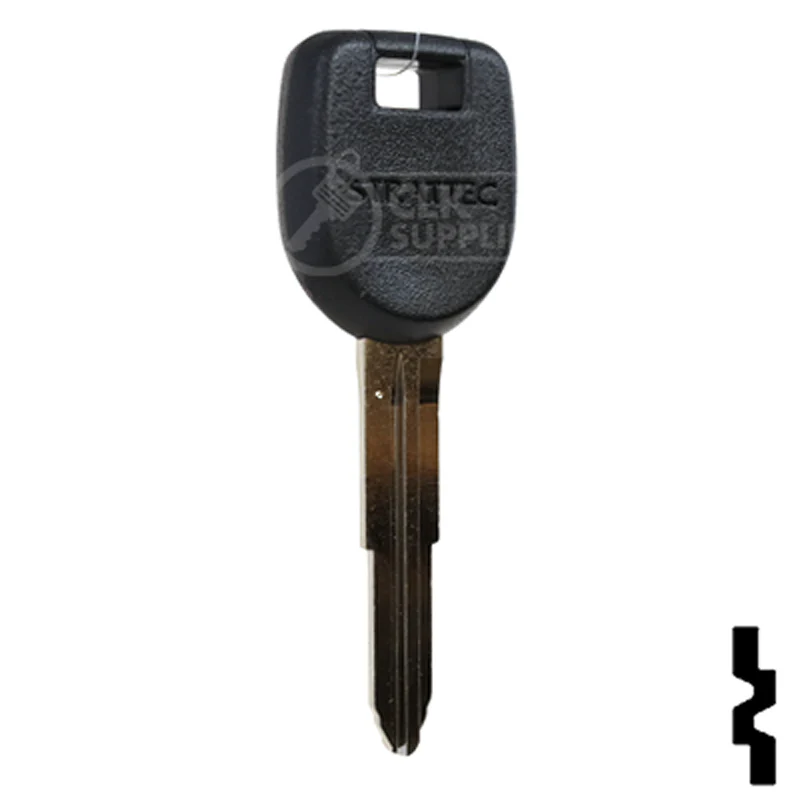 Uncut Transponder Key w/ Strattec Logo | Mitsubishi | MIT12PT - Image 3