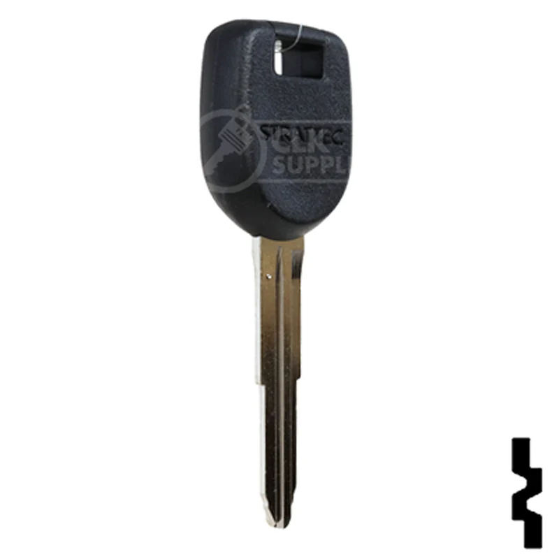 Uncut Transponder Key w/ Strattec Logo | Mitsubishi | MIT12PT - Image 4