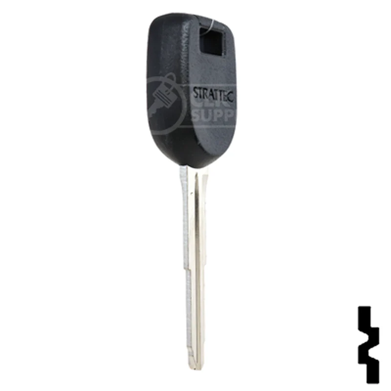 Uncut Transponder Key w/ Strattec Logo | Mitsubishi | MIT12PT - Image 5