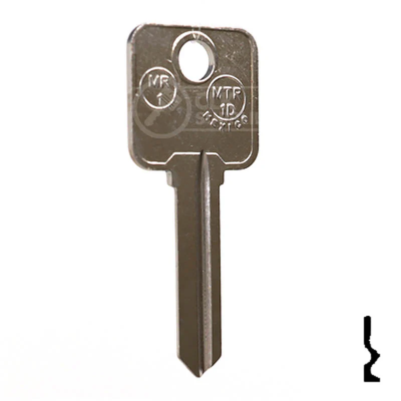Uncut Key Blank | Metal-Rousseau | MR1 - Image 15