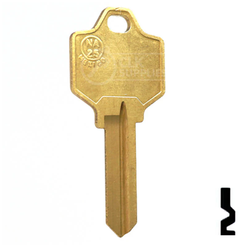Uncut Key Blank | National, Amerock | NA25, R1064E - Image 3