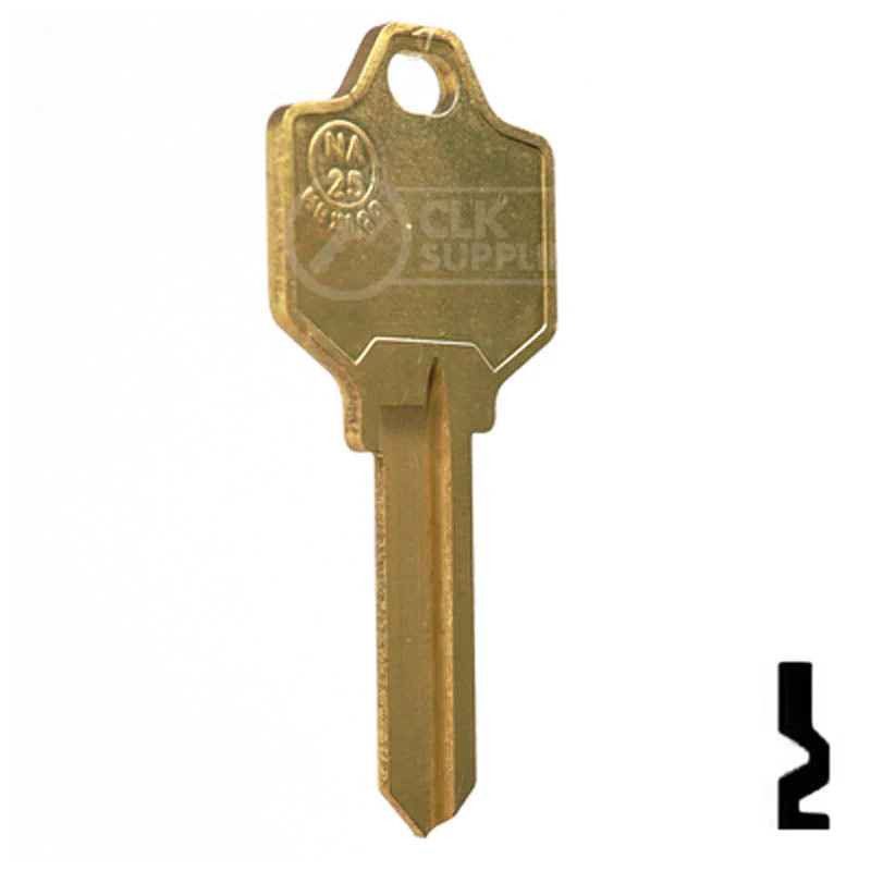 Uncut Key Blank | National, Amerock | NA25, R1064E - Image 4