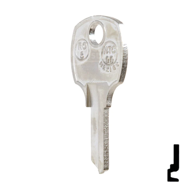 Uncut Key Blank | National Cabinet | 1069M, NTC-9D, RO5 - Image 10