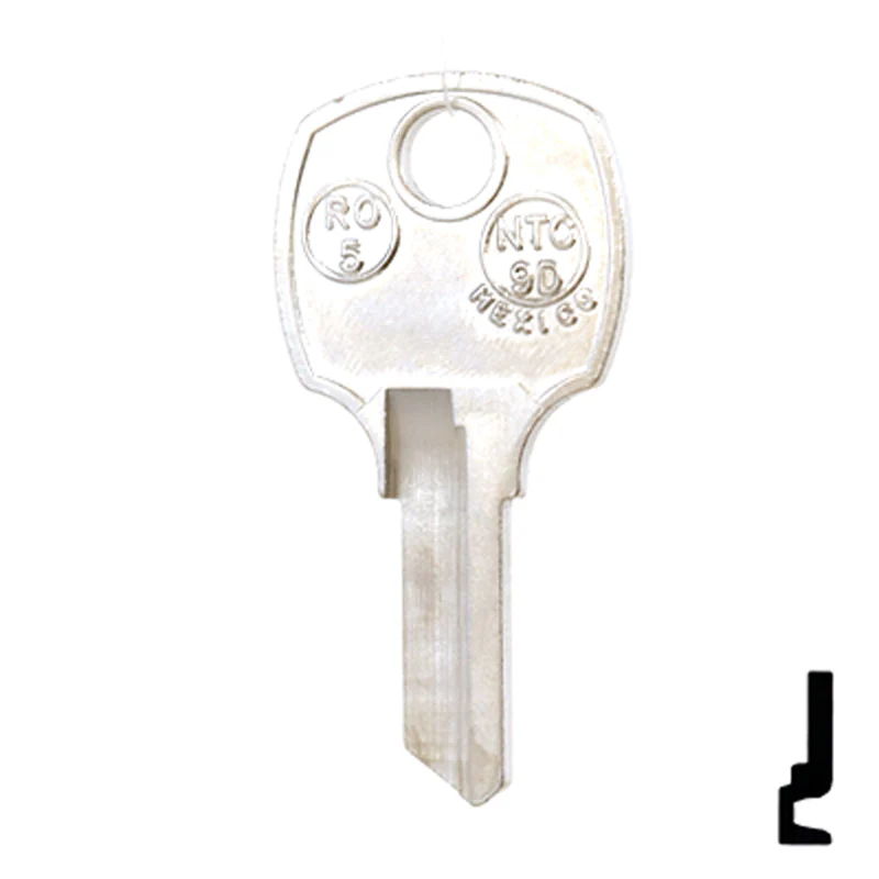 Uncut Key Blank | National Cabinet | 1069M, NTC-9D, RO5 - Image 12