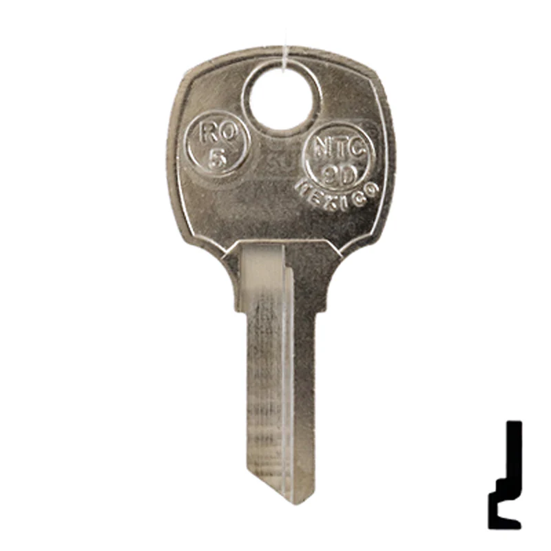 Uncut Key Blank | National Cabinet | 1069M, NTC-9D, RO5 - Image 13
