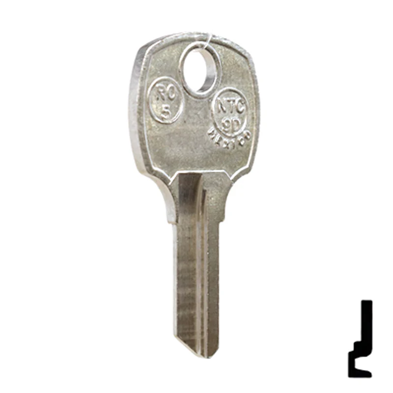 Uncut Key Blank | National Cabinet | 1069M, NTC-9D, RO5 - Image 16