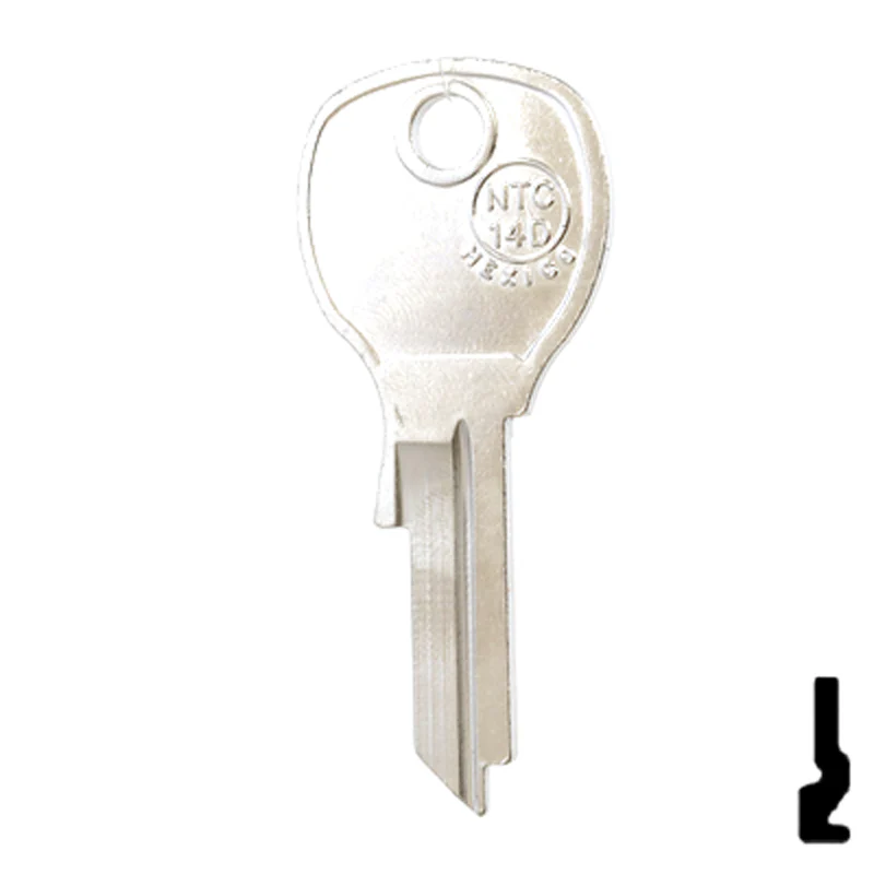 Uncut Key Blank | National Cabinet | 1646, NTC-14D - Image 12