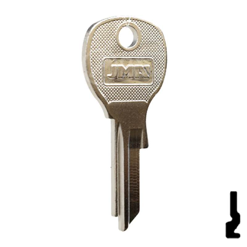 Uncut Key Blank | National Cabinet | 1646, NTC-14D - Image 3