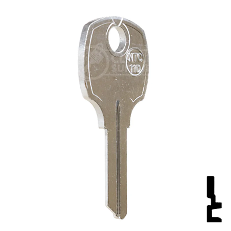 Uncut Key Blank | National Cabinet | D8787, NTC-11D - Image 16