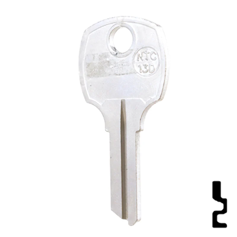 Uncut Key Blank | National Cabinet | D8789, NTC-13D,1069E - Image 11