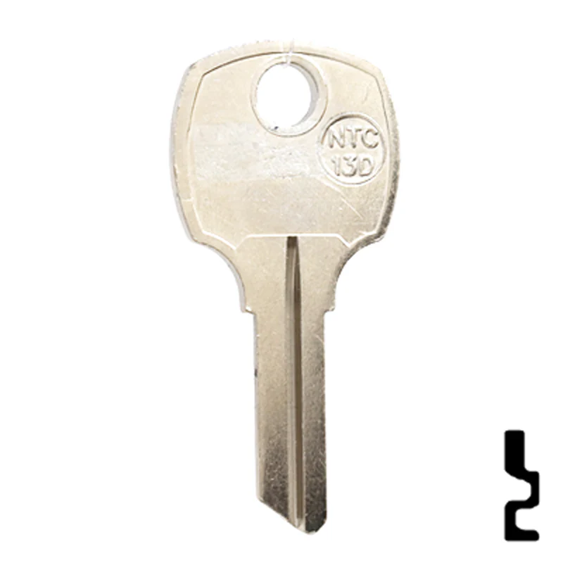 Uncut Key Blank | National Cabinet | D8789, NTC-13D,1069E - Image 14