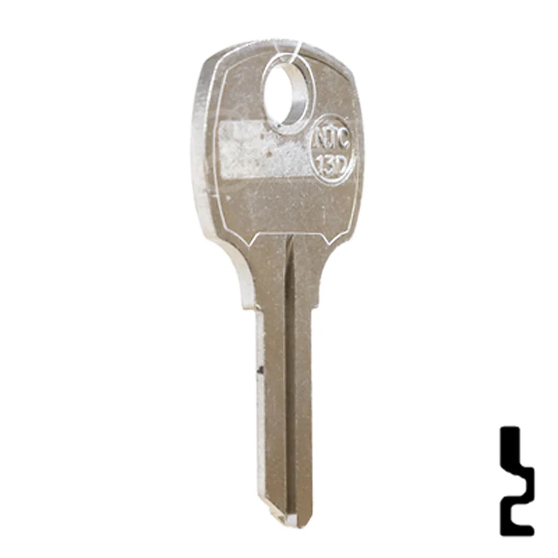 Uncut Key Blank | National Cabinet | D8789, NTC-13D,1069E - Image 16