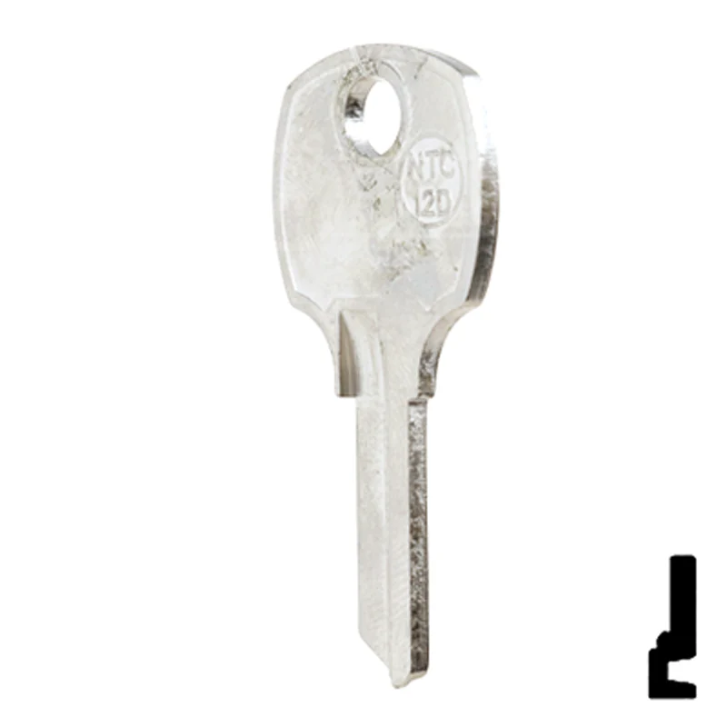 Uncut Key Blank | National Cabinet | NTC-12D, D8788 - Image 10
