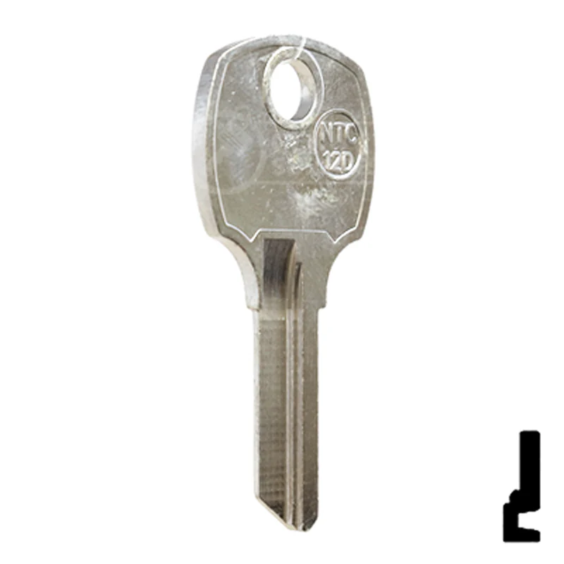 Uncut Key Blank | National Cabinet | NTC-12D, D8788 - Image 16