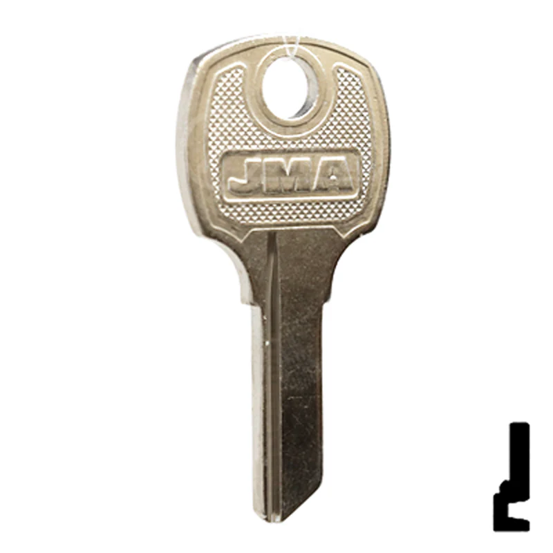 Uncut Key Blank | National Cabinet | NTC-12D, D8788 - Image 3