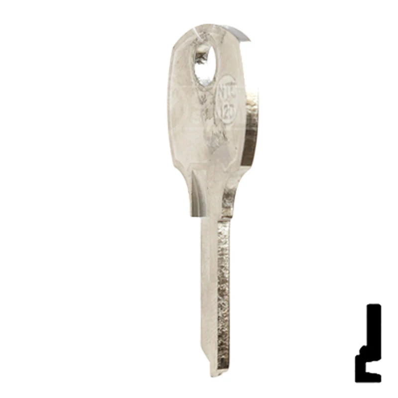 Uncut Key Blank | National Cabinet | NTC-12D, D8788 - Image 9