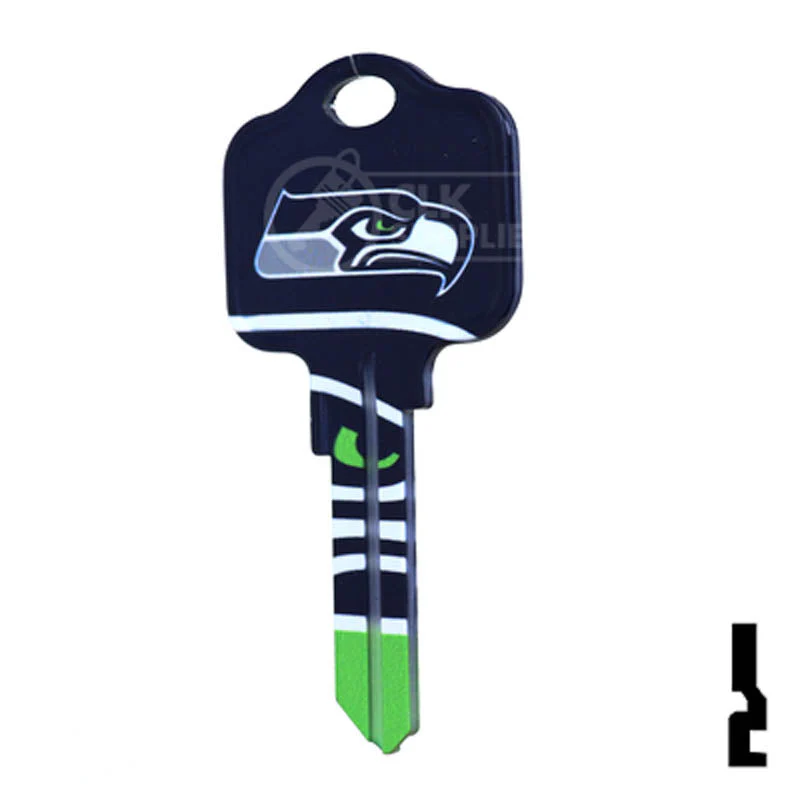 Uncut Key Blank | NFL Seahawks , Kwikset | KW1 - Image 11