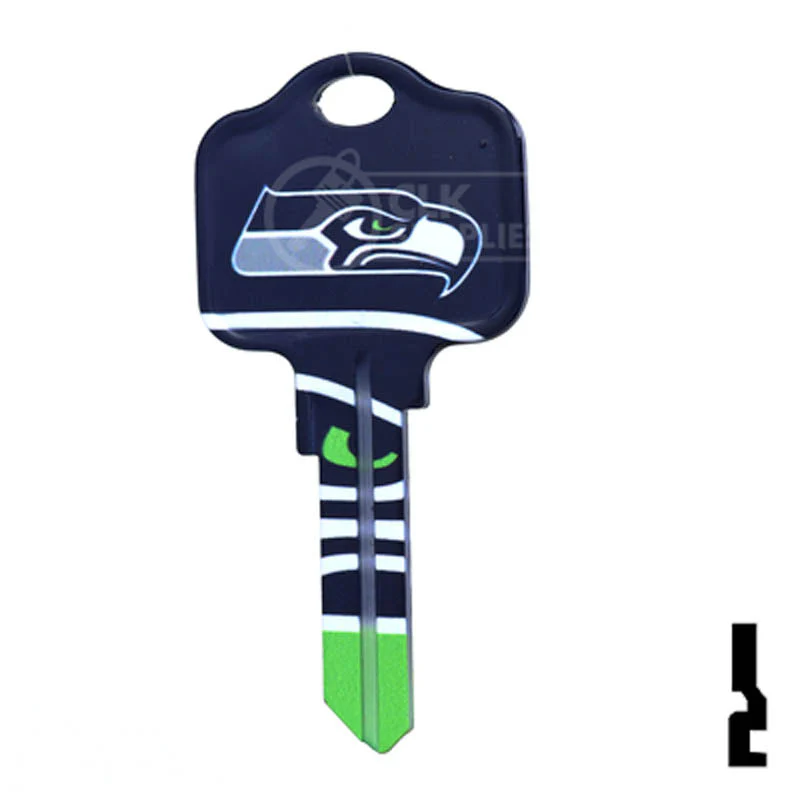 Uncut Key Blank | NFL Seahawks , Kwikset | KW1 - Image 12