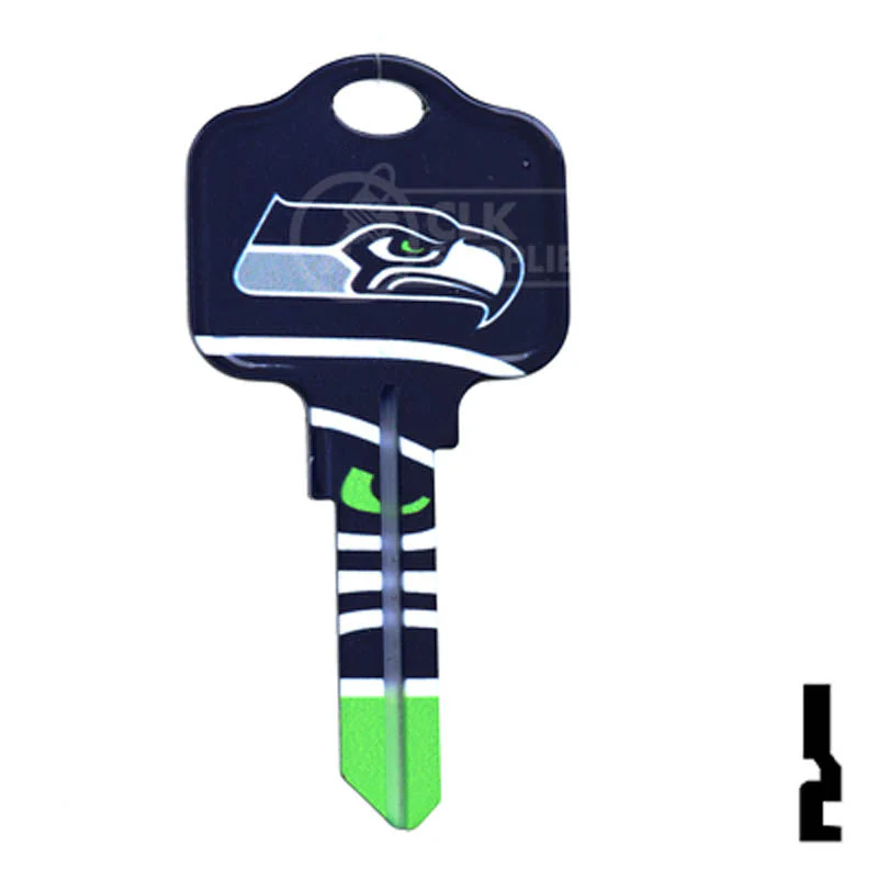 Uncut Key Blank | NFL Seahawks , Kwikset | KW1 - Image 14