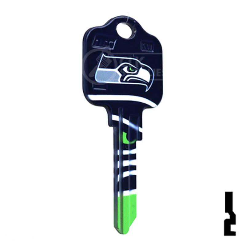 Uncut Key Blank | NFL Seahawks , Kwikset | KW1 - Image 4