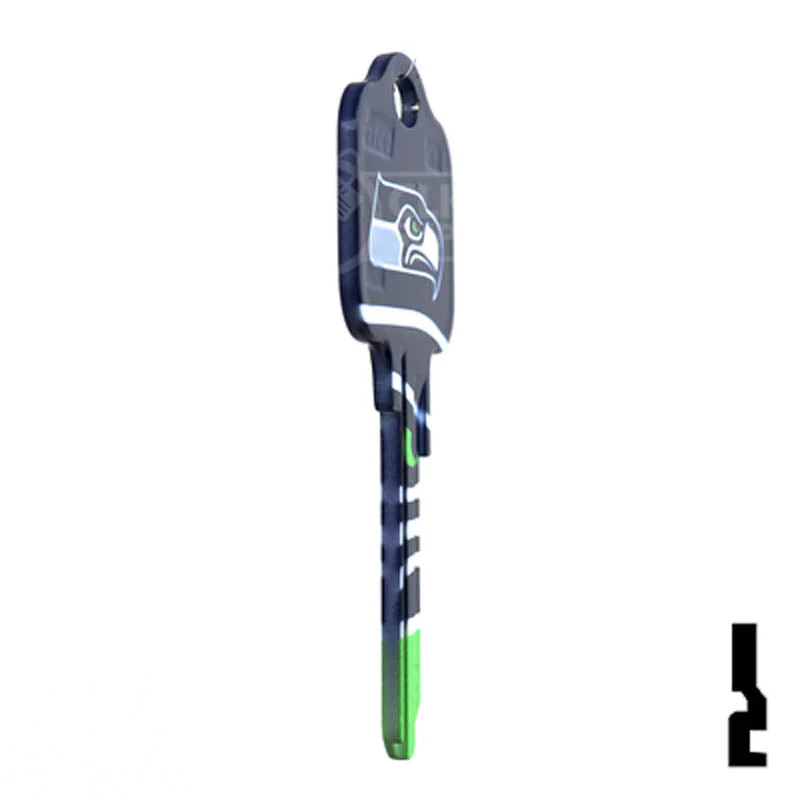Uncut Key Blank | NFL Seahawks , Kwikset | KW1 - Image 6
