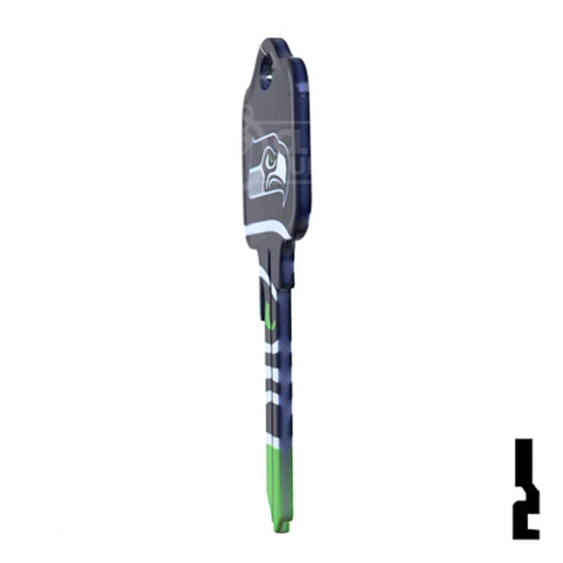 Uncut Key Blank | NFL Seahawks , Kwikset | KW1 - Image 8