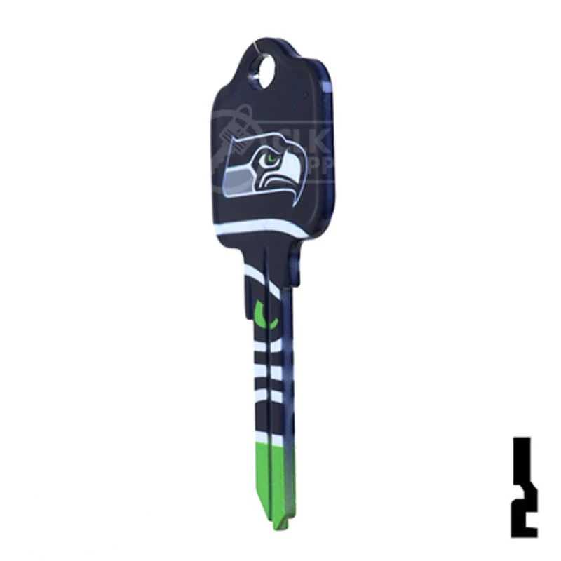 Uncut Key Blank | NFL Seahawks , Kwikset | KW1 - Image 9