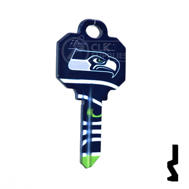 Uncut Key Blank | NFL Seahawks , Schlage | SC1 - Image 4