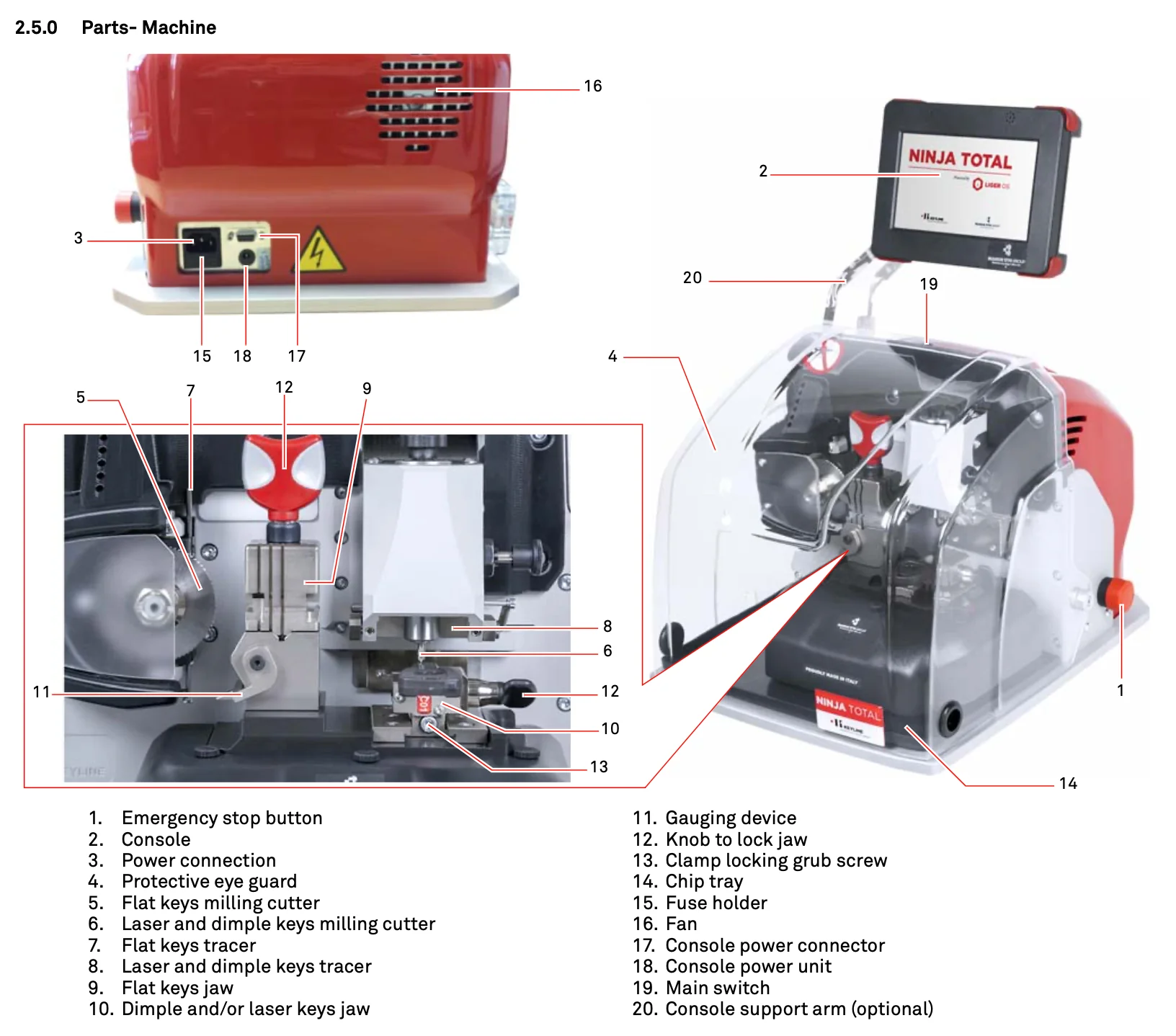 NINJA TOTAL (NA) - Key Cutting Machine for Edge Cut, Laser, and Dimple Keys by Keyline - Image 3