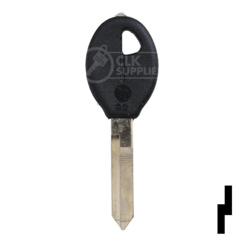 Uncut Plastic Head Key Blank | Nissan | DA32P, DAT-19.P - Image 13