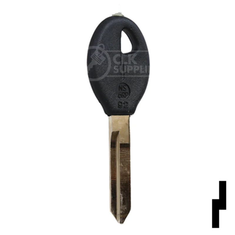 Uncut Plastic Head Key Blank | Nissan | DA32P, DAT-19.P - Image 15