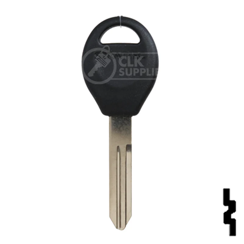 Uncut Plastic Head Key Blank | Nissan | DA34-P, X237