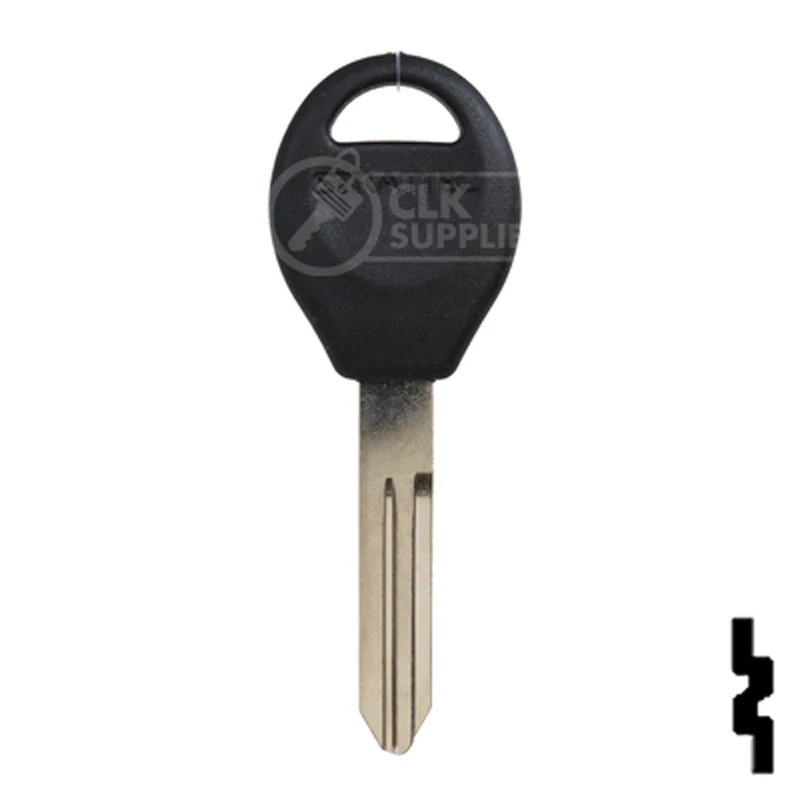 Uncut Plastic Head Key Blank | Nissan | DA34-P, X237 - Image 2