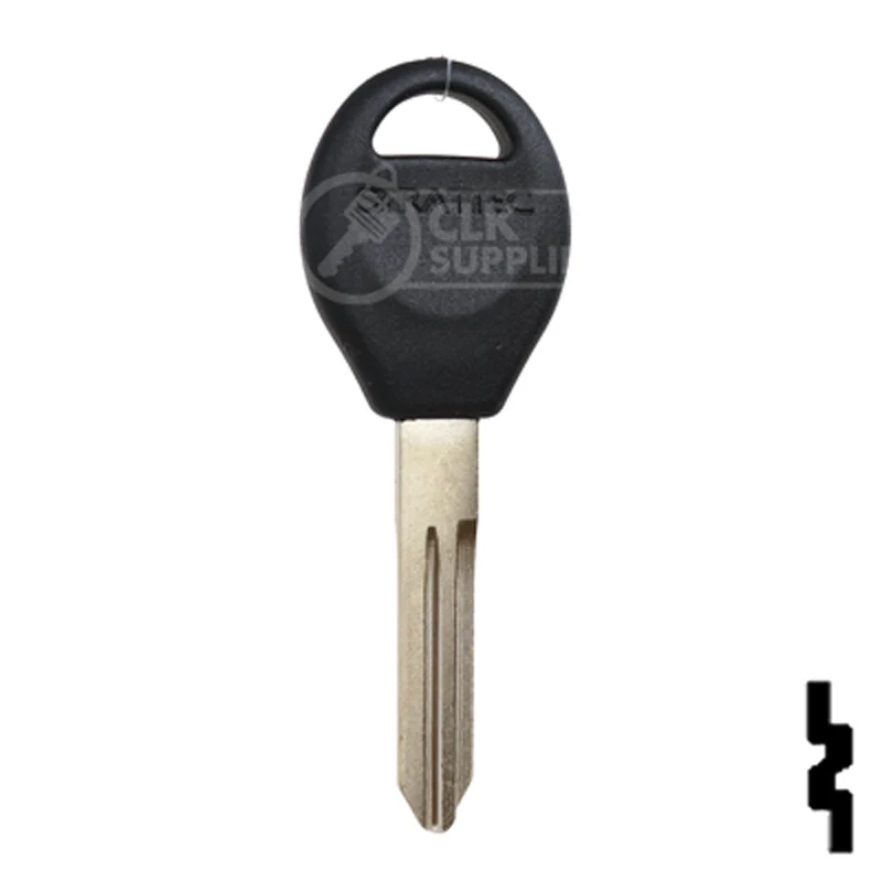 Uncut Plastic Head Key Blank | Nissan | DA34-P, X237 - Image 3