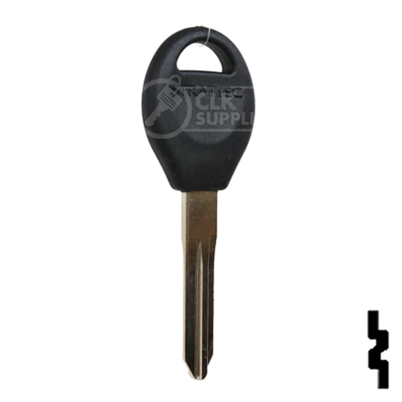 Uncut Plastic Head Key Blank | Nissan | DA34-P, X237 - Image 4