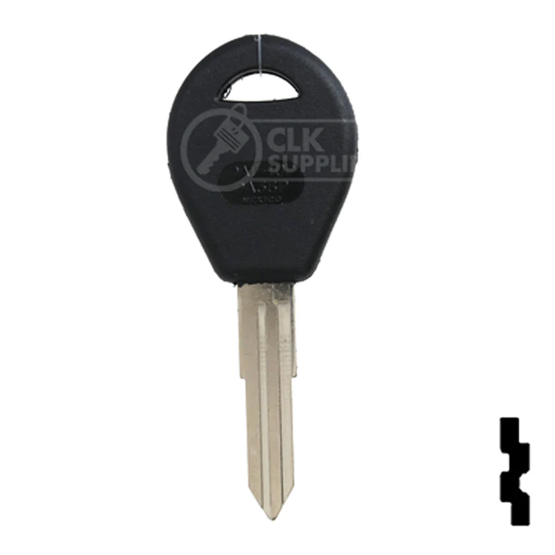 Uncut Plastic Head Key Blank | Nissan | DA38P, DAT-10.P - Image 13