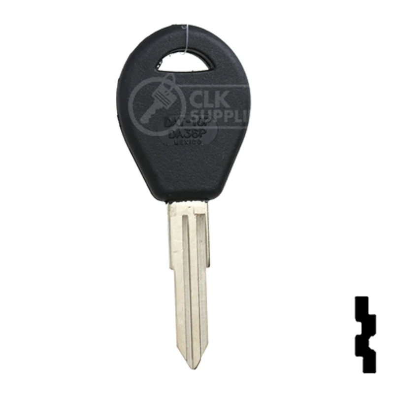 Uncut Plastic Head Key Blank | Nissan | DA38P, DAT-10.P - Image 14