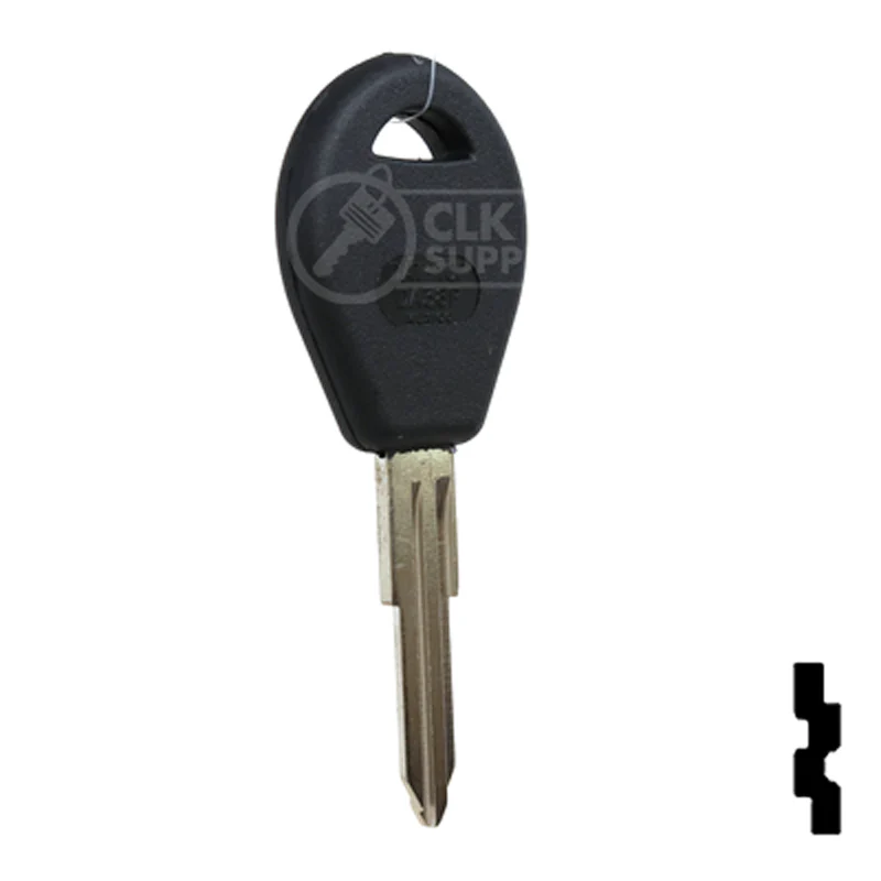 Uncut Plastic Head Key Blank | Nissan | DA38P, DAT-10.P - Image 16