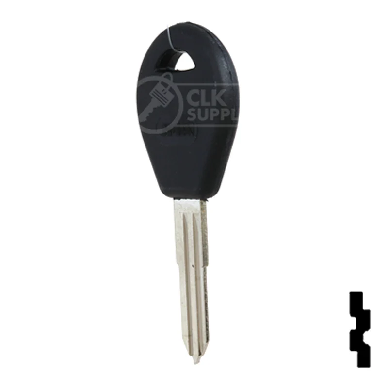 Uncut Plastic Head Key Blank | Nissan | DA38P, DAT-10.P - Image 22