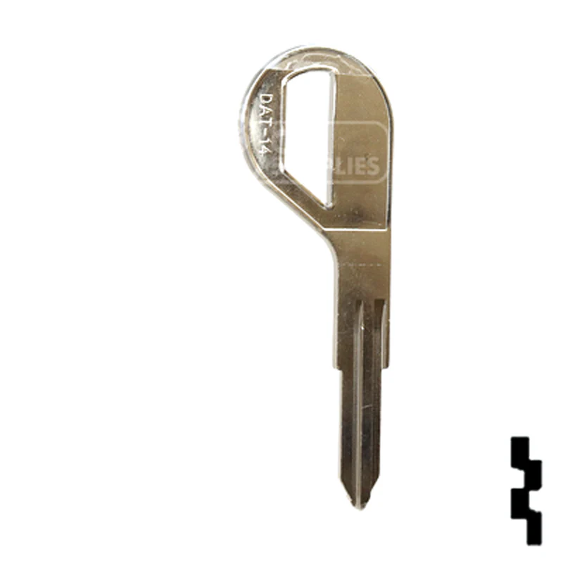 Uncut Key Blank | Nissan | DA30-NP, DAT-14, X198 - Image 15