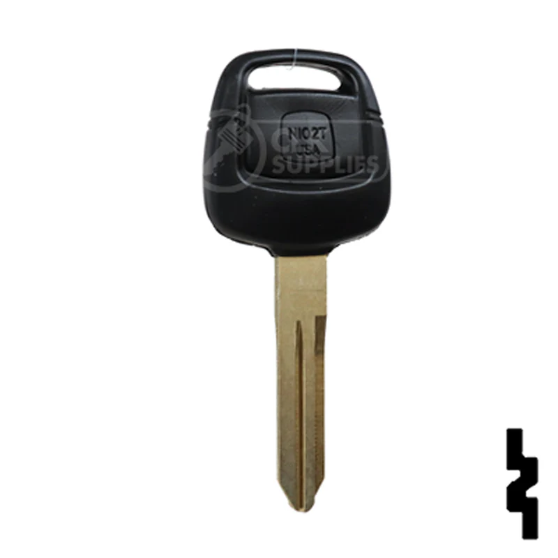 Uncut 4D Transponder Key | Nissan | NI02T - Image 14