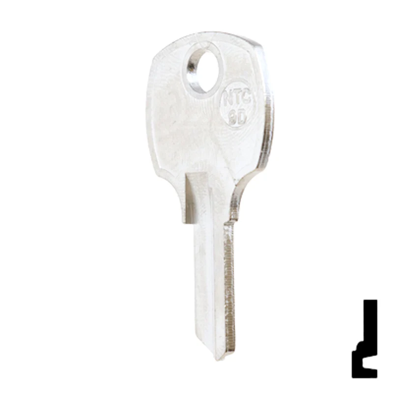 Uncut Key Blank | National Cabinet | NTC-9D - Image 10