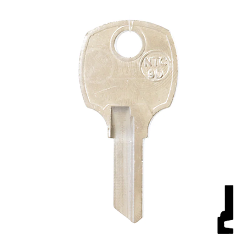Uncut Key Blank | National Cabinet | NTC-9D - Image 12